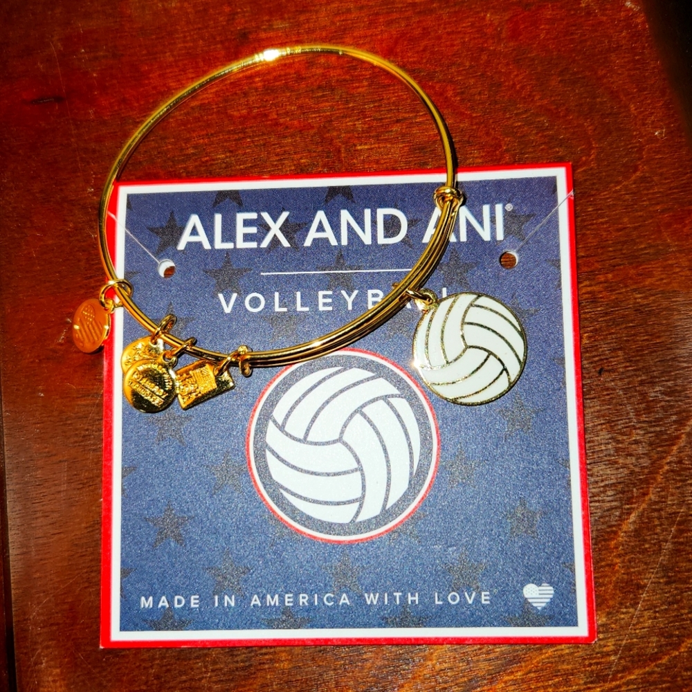 Alex and Ani Volleyball charm bracelet